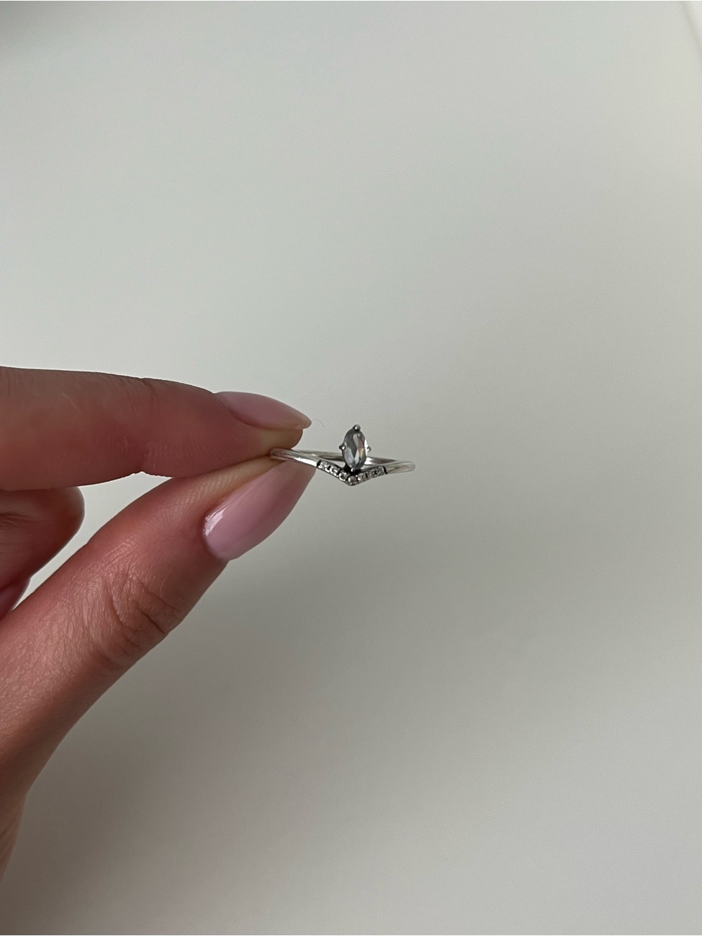 Pandora Wishbone Ring, 925 ale (silver) and size 48